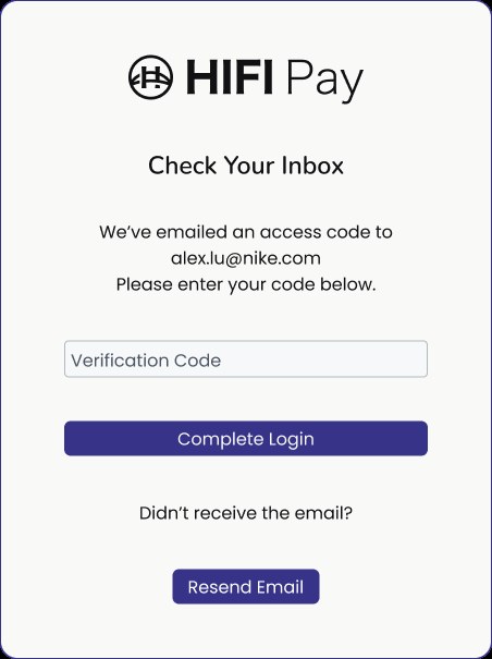 Email verification code screen, an alternate second factor for sign-in