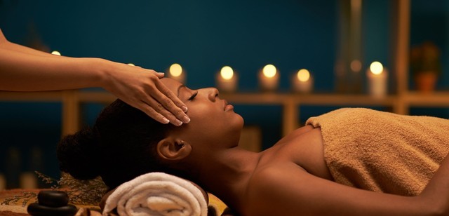 Candlelit spa treatment, representing the Myers Jackman Luxury Spa case study